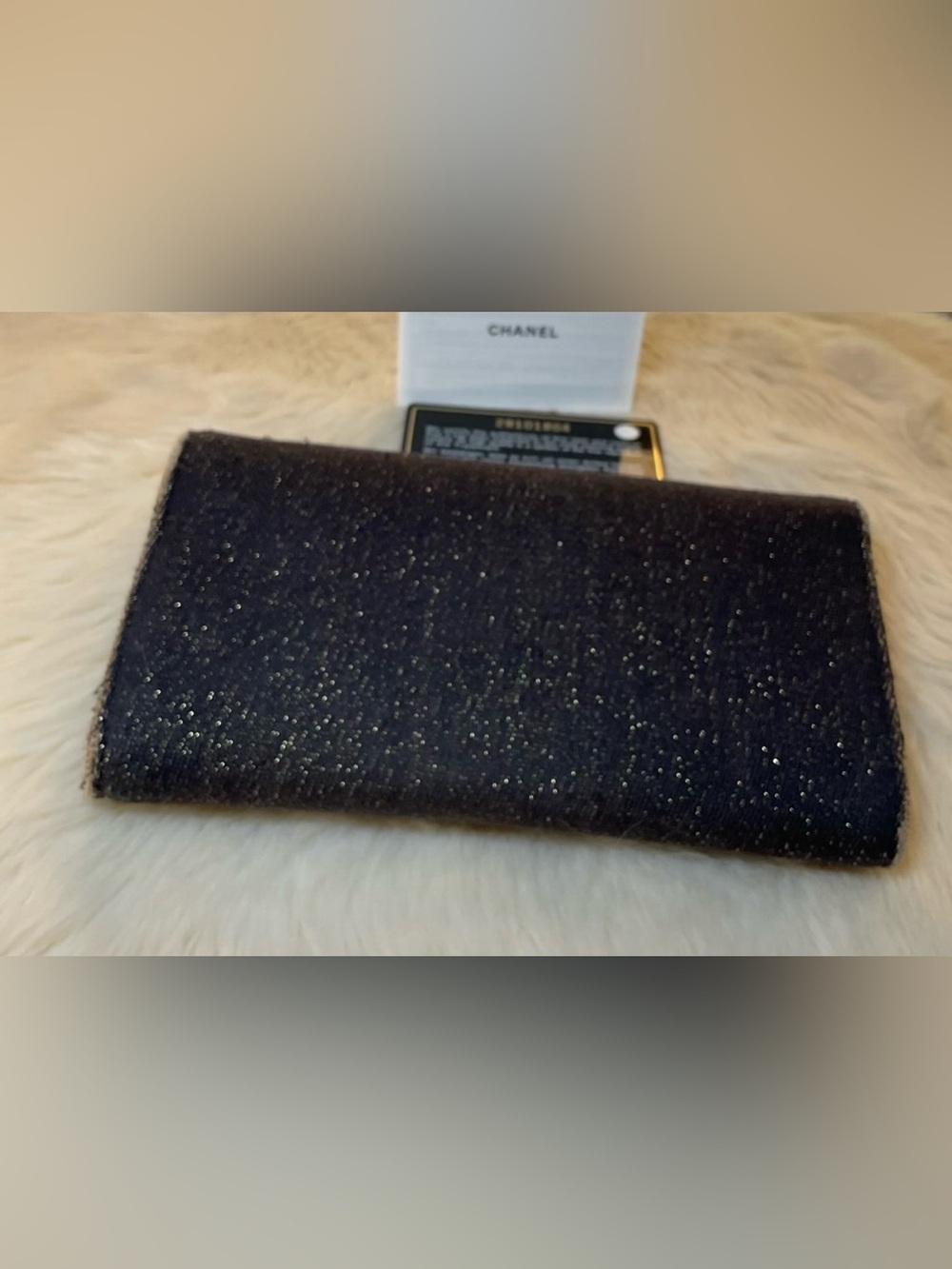 CHANEL Deauville Navy Long Wallet - Picture 4 of 13